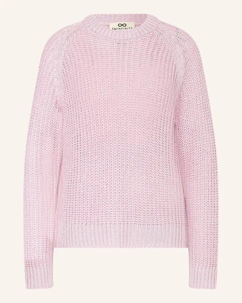 SMINFINITY Pullover aus Seide Rosa