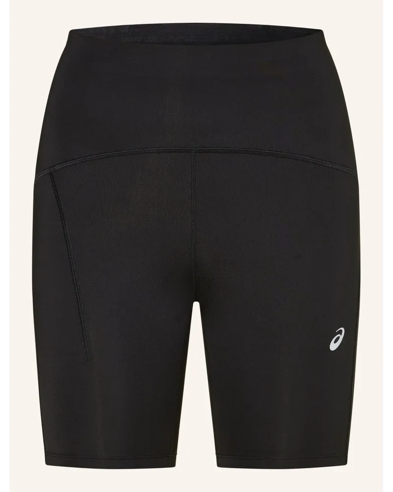 Asics Lauf-Tights ROAD HIGH WAIST 8IN SPRINTER Schwarz