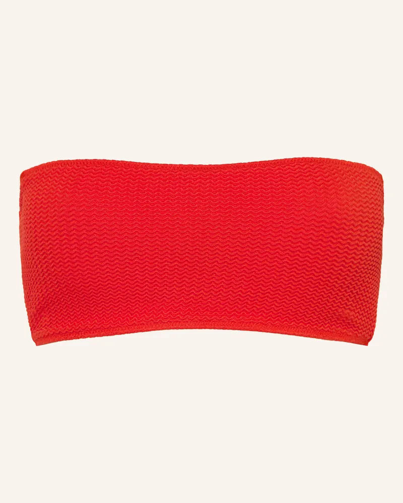 Seafolly Australia Bandeau-Bikini-Top Sea Dive rot Rot