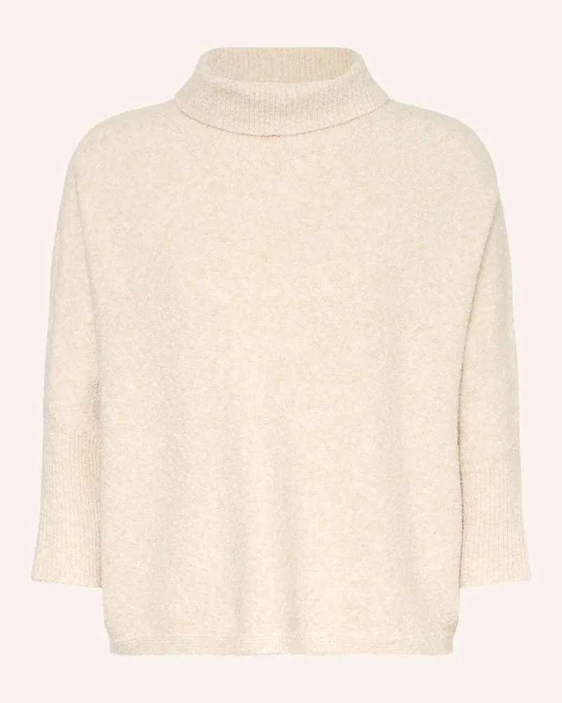 someday. Rollkragenpullover Tiola Aus Bouclé beige Beige