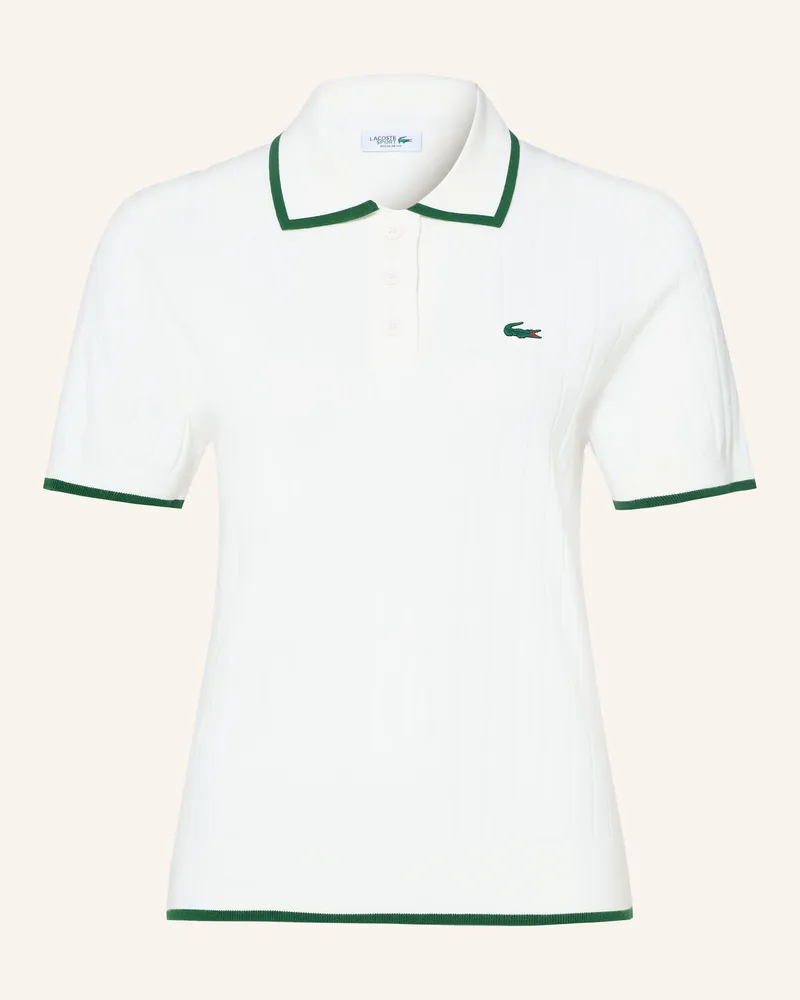 Lacoste Funktions-Poloshirt weiss Weiss