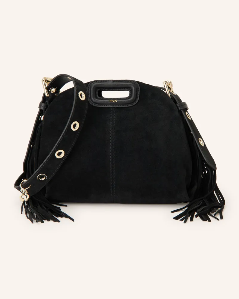 Maje Handtasche schwarz Schwarz