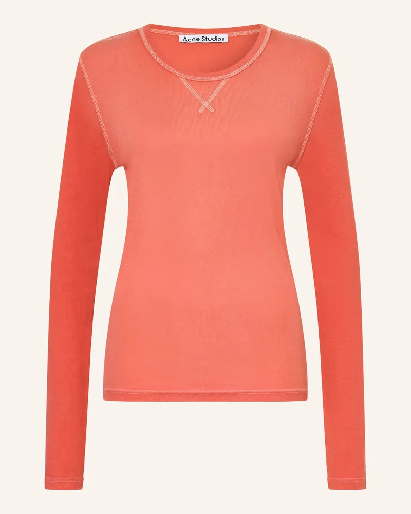 Acne Studios Longsleeve rot Hellrot