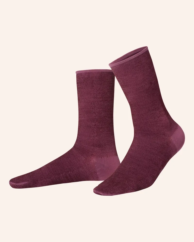 ITEM m6 Socken SNEAKER MERINO CONSCIOUS mit Kompression Rot