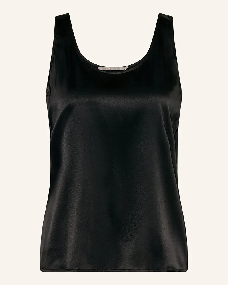 (THE MERCER) N.Y. Satintop Schwarz