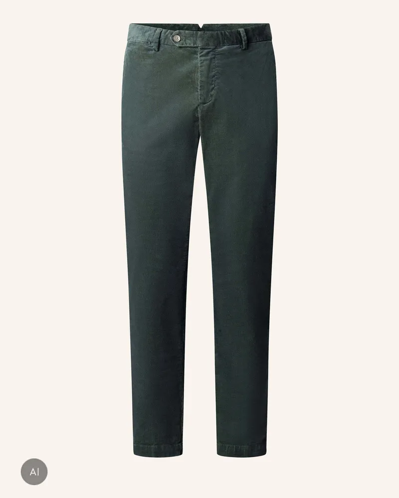 Hackett Chino Pigment Cord Chino gruen Oliv