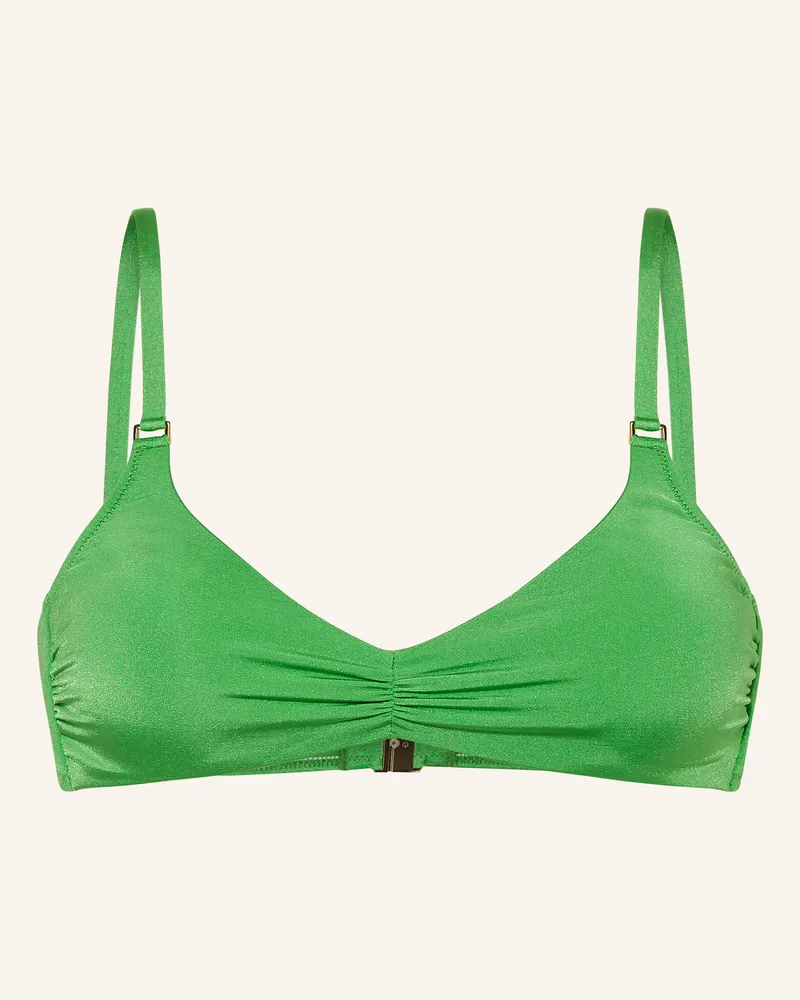 watercult Bralette-Bikini-Top Shimmering Solids gruen Grün