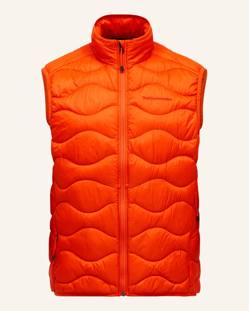 Peak Performance Daunenweste Orange