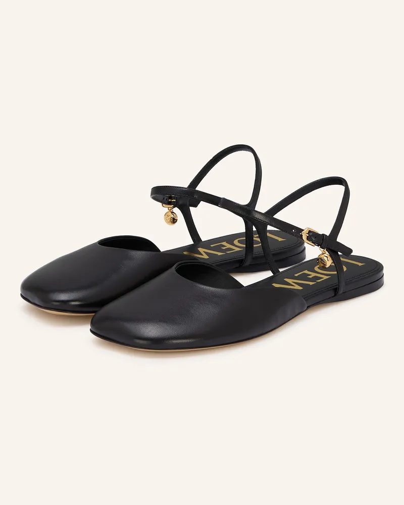 Loewe Slingballerinas Toy schwarz Schwarz
