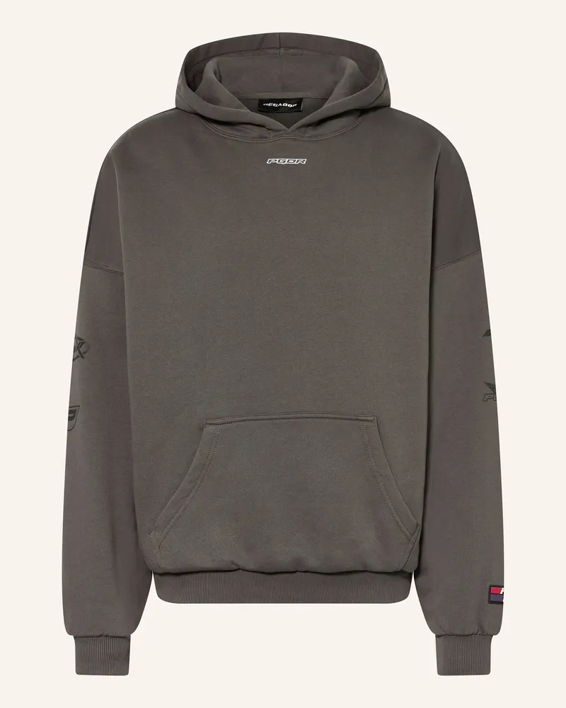 PEGADOR Oversized-Hoodie EROKE Dunkelgrau