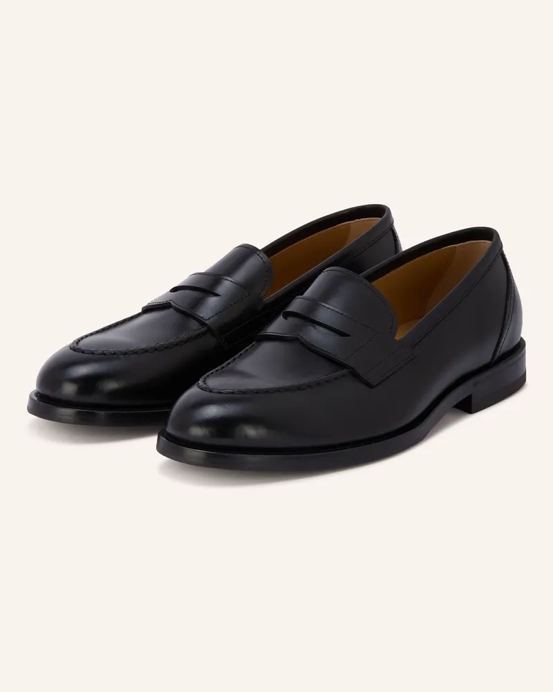 Henderson Penny-Loafer schwarz Schwarz