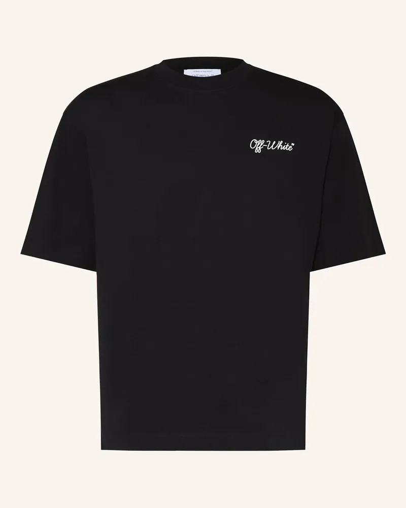 OFF-WHITE T-Shirt SCRIPT SKATE Schwarz