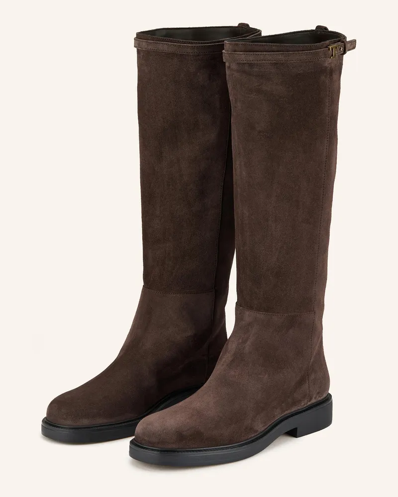 TOD'S Stiefel GOMMA Dunkelbraun