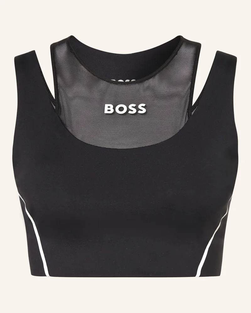 HUGO BOSS Sport-Bh Ekaden Mit Mesh schwarz Schwarz