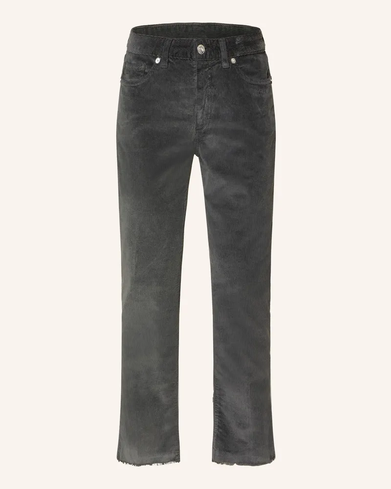 nine:inthe:morning 7/8-Cordhose Easy Kick grau Dunkelgrau