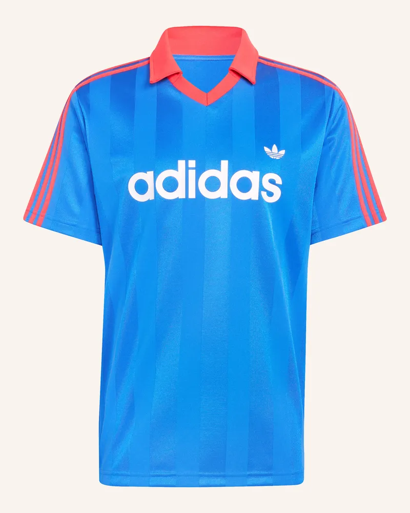 adidas T-Shirt ARCHIVE COLLAR Blau