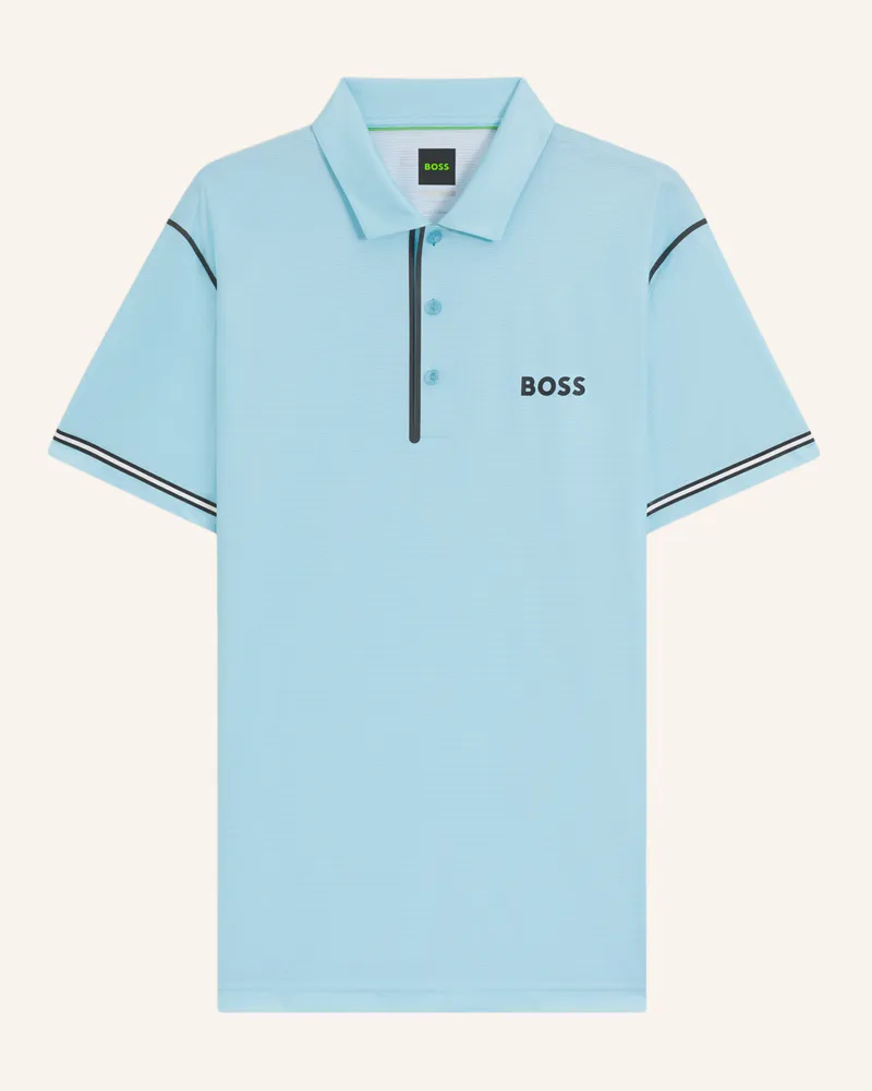 HUGO BOSS Poloshirt PADDYTECH GOC Regular Fit Hellblau