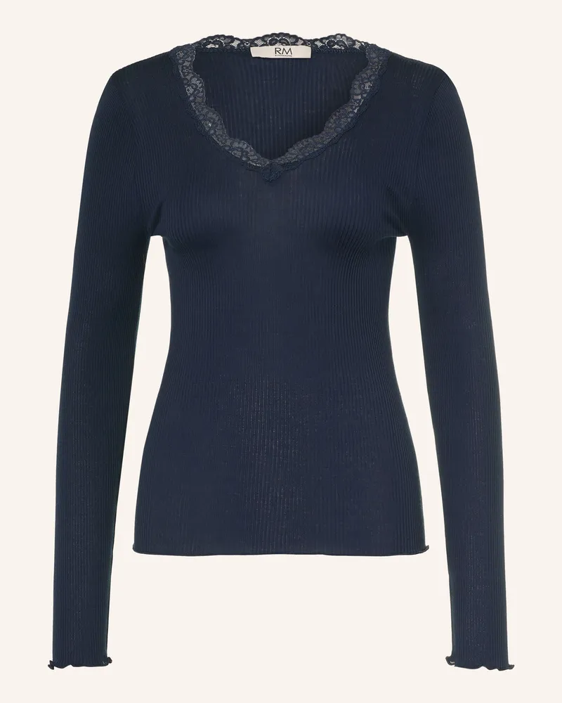 Rosemunde Longsleeve Balta Mit Spitze blau Dunkelblau