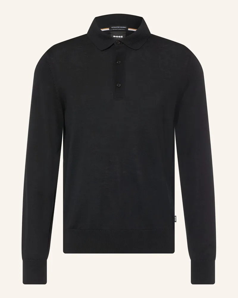 HUGO BOSS Pullover Lancione schwarz Schwarz