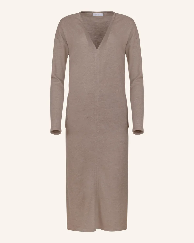 Helene Galwas Kleid aus Wolle CHLOÉRE Braun