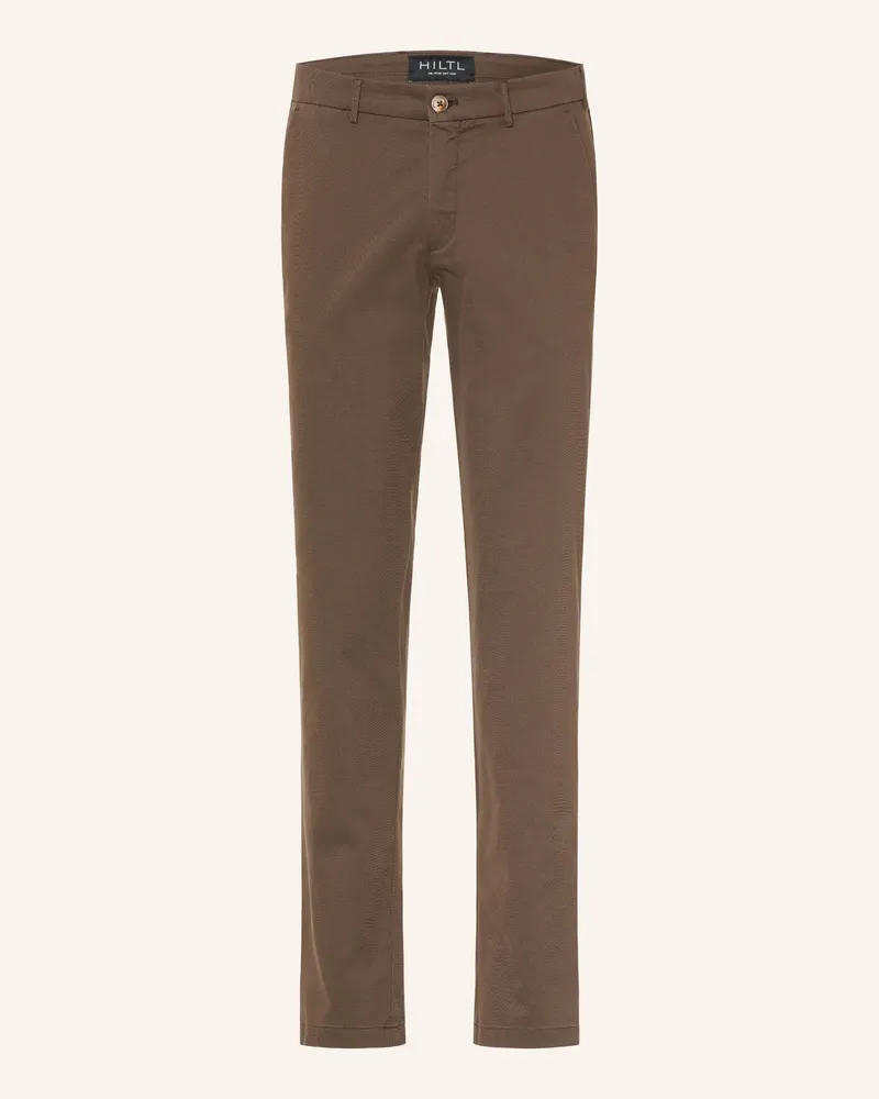 Hiltl Chino Taura Extra Slim Fit braun Dunkelbraun