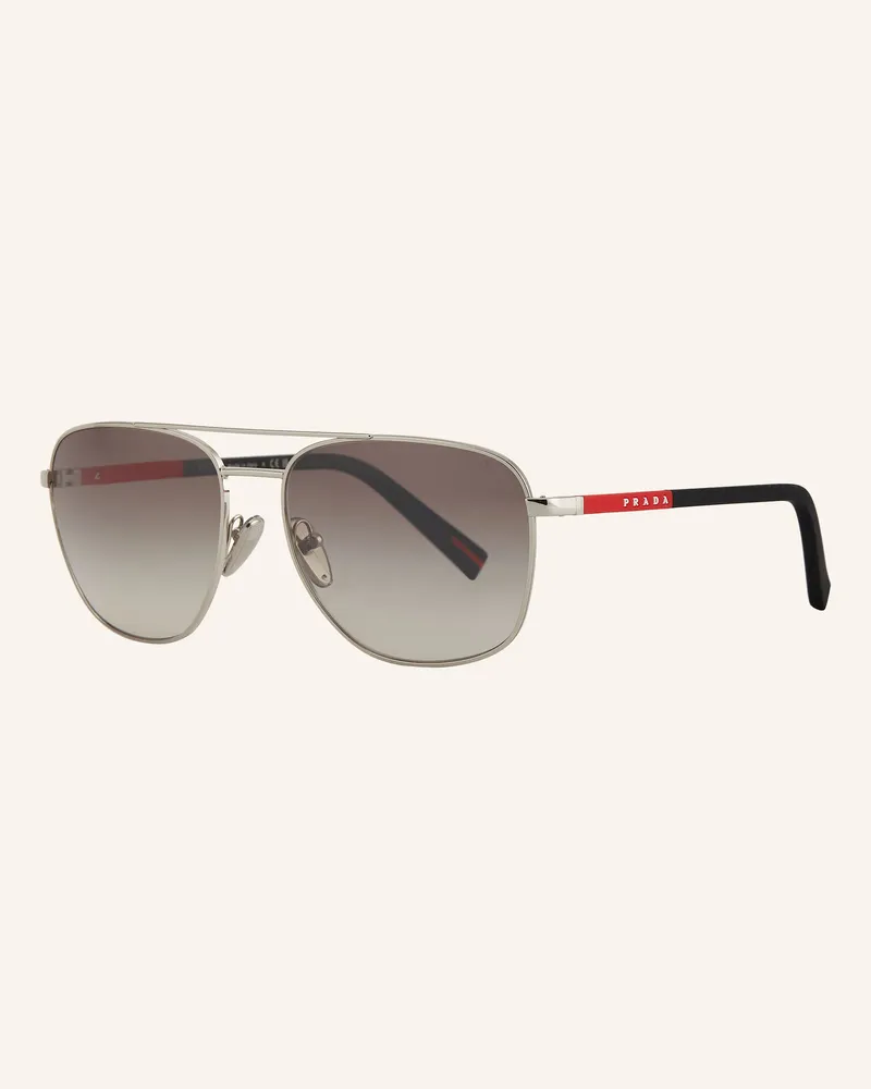 Prada Sonnenbrille Ps 54zs silber 1bc02m