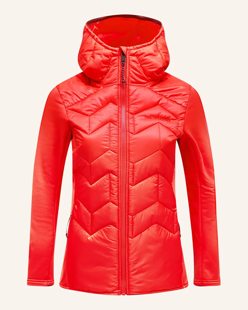Peak Performance Hybrid-Steppjacke ELEVATE LINER Orange