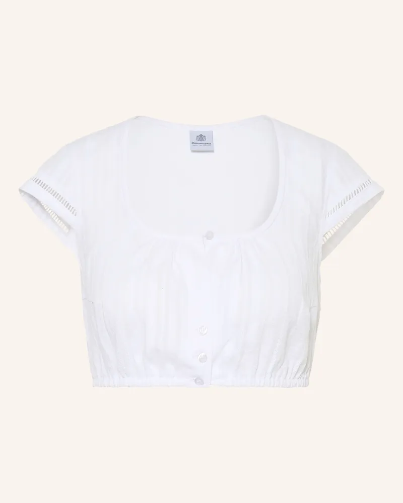 Hammerschmid Dirndlbluse Bianka weiss Weiss