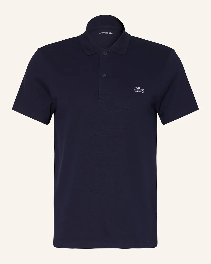 Lacoste Strick-Poloshirt Regular Fit Dunkelblau