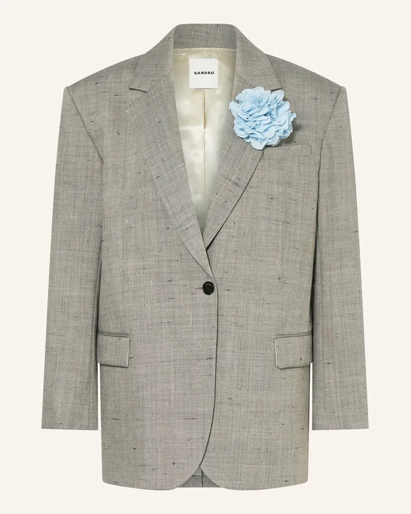 Sandro Longblazer beige Grau