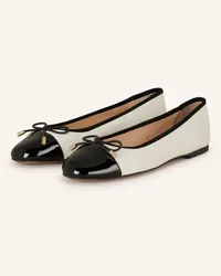 Inuovo Ballerinas - CREME/ SCHWARZ Weiss