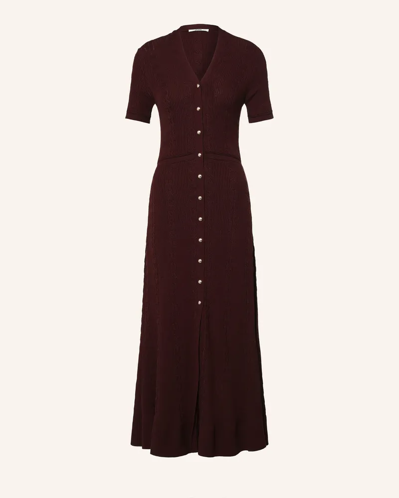 Maje Strickkleid rot Dunkelrot