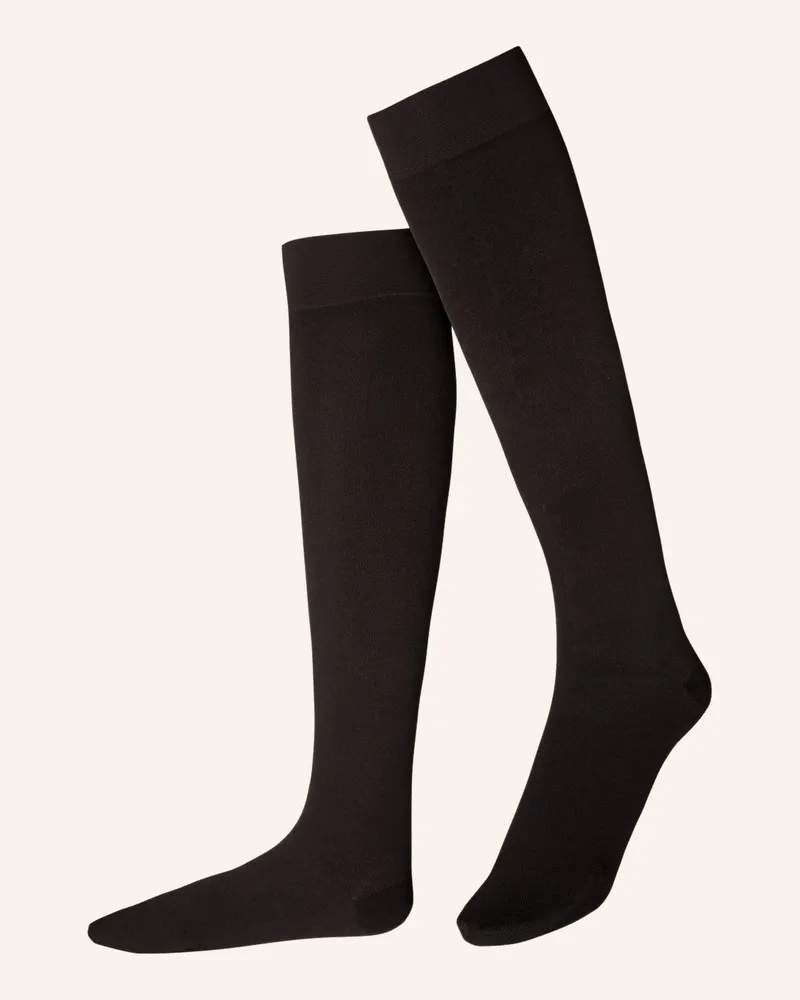 ITEM m6 Fein-Kniestrümpfe COSY WINTER 100 CONSCIOUS Schwarz