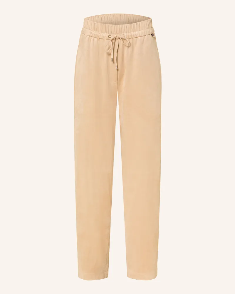 Marc Cain Hose Ranchi In Lederoptik beige 610