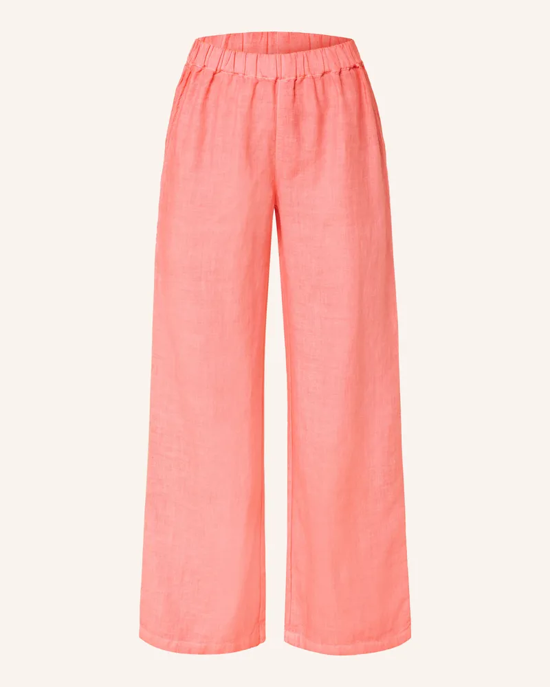 120% Lino Marlenehose aus Leinen Pink