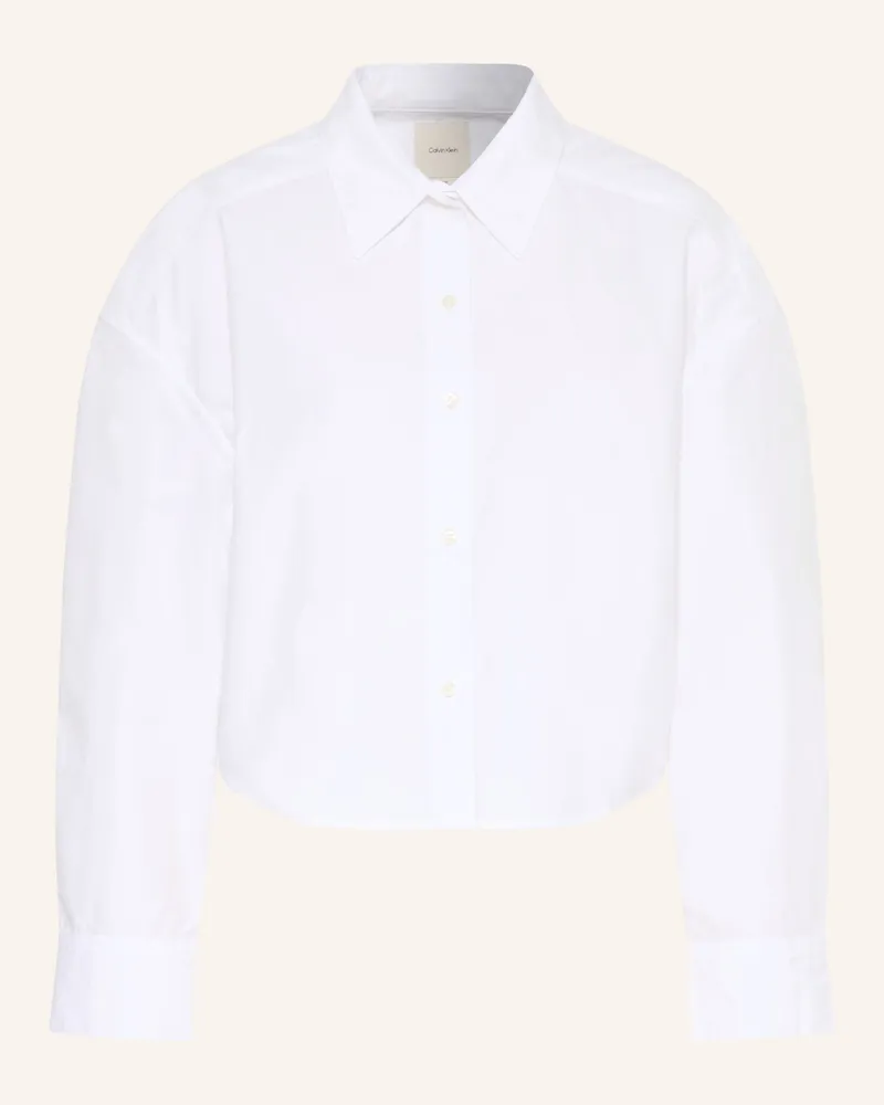Calvin Klein Hemdbluse weiss Weiss