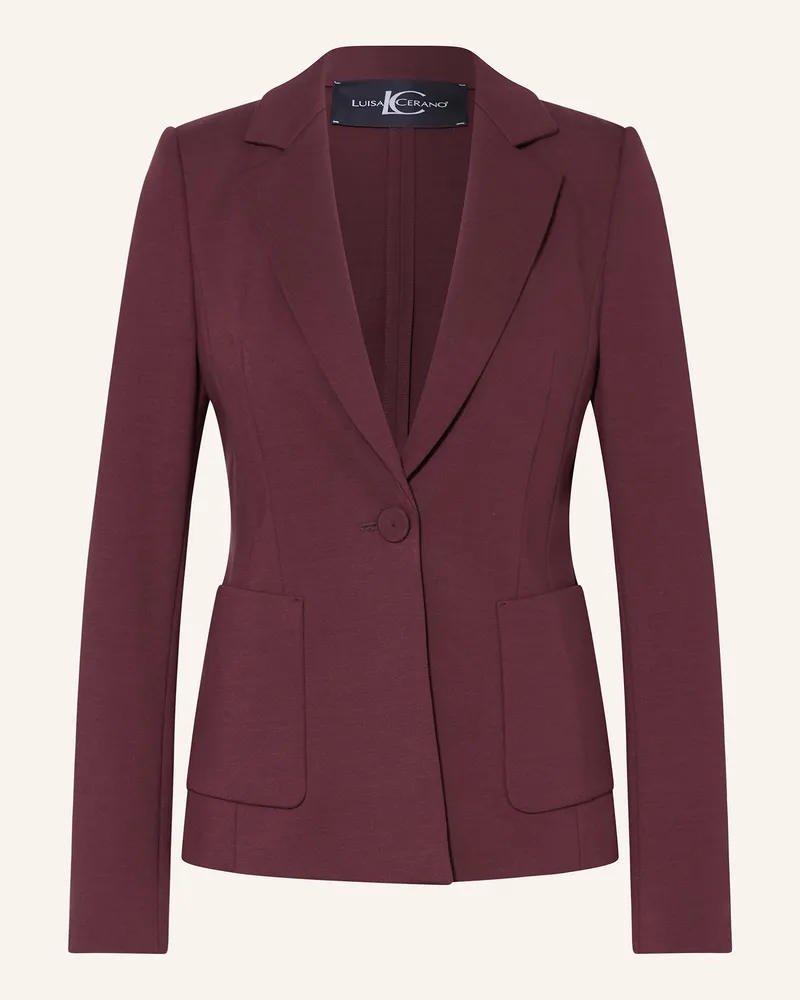 Luisa Cerano Jerseyblazer Dunkelrot