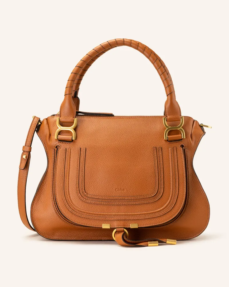 Chloé Handtasche Marcie braun Tan