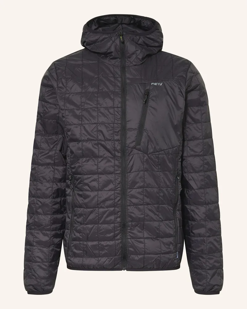 me°ru' Funktionsjacke NAKNEK zum Wenden Schwarz