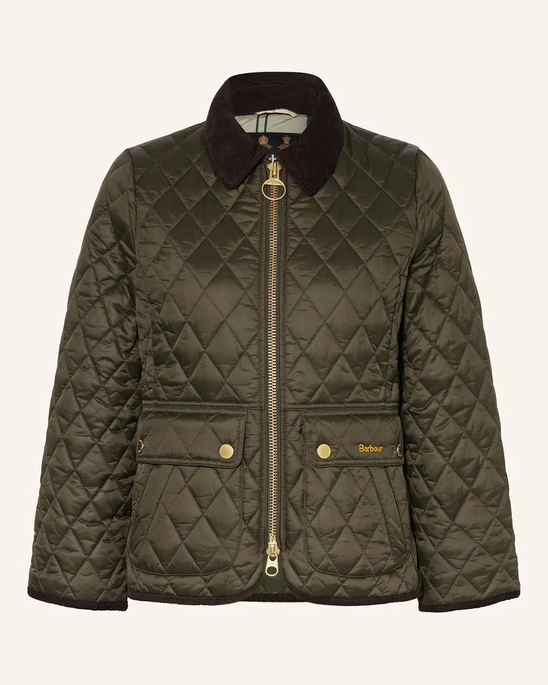 Barbour Steppjacke Beadnell gruen Dunkelgrün