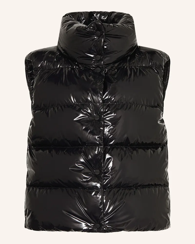 Herno Daunenweste schwarz Schwarz
