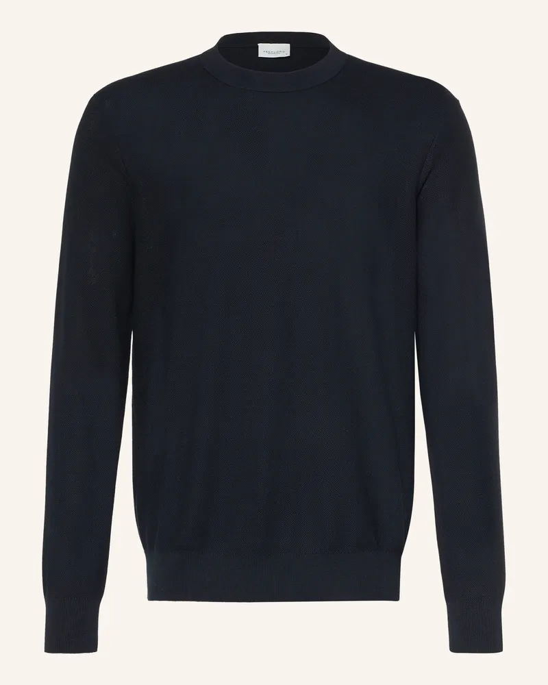 Profuomo Pullover blau Dunkelblau