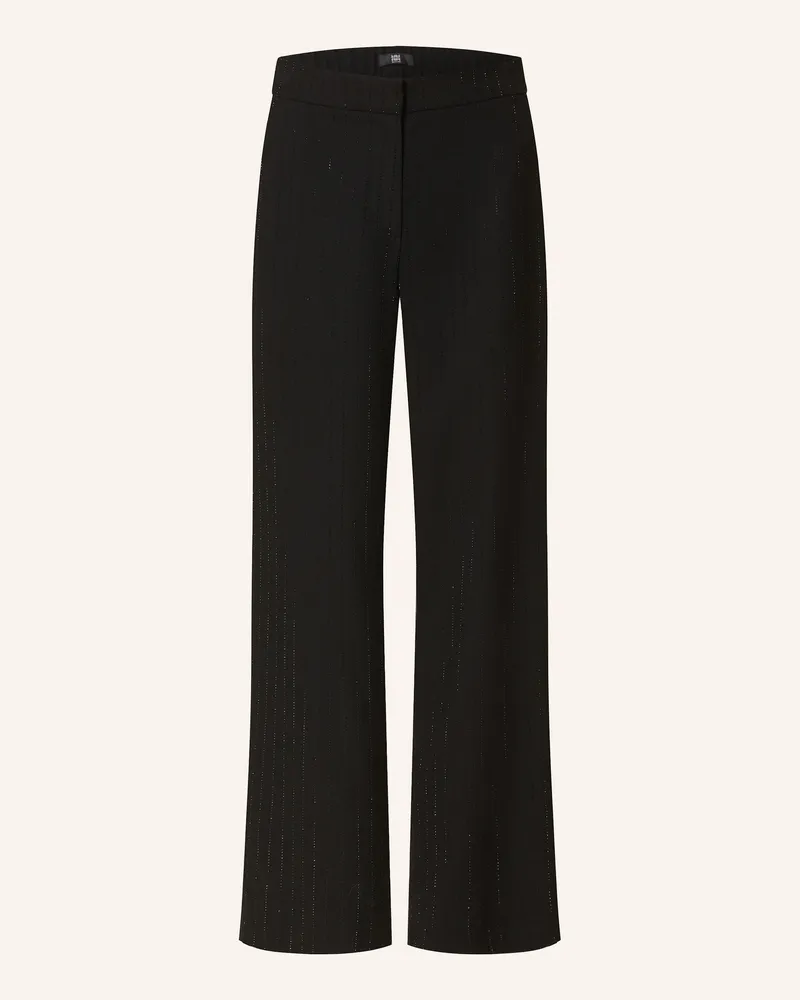 Riani Marlenehose Mit Schmucksteinbesatz schwarz Schwarz