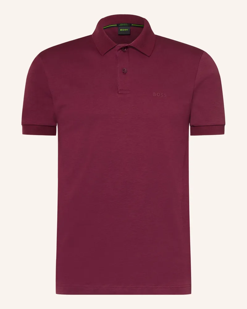 HUGO BOSS Jersey-Poloshirt Pio rot Dunkelrot