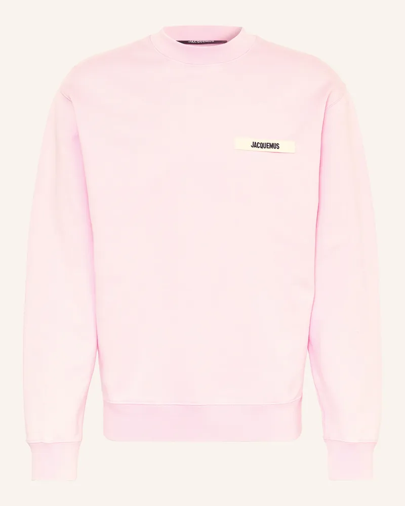 Jacquemus Sweatshirt Le Sweatshirt Gros Grain rosa Rosa