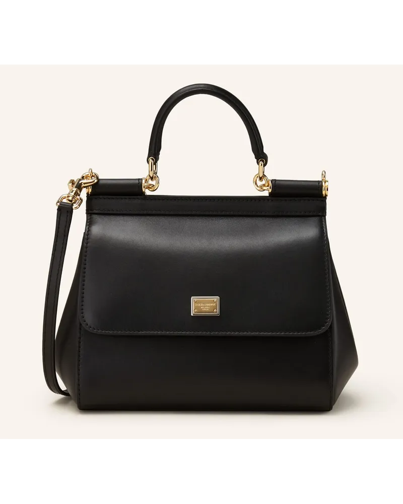 Dolce & Gabbana Handtasche SICILY MEDIUM Schwarz