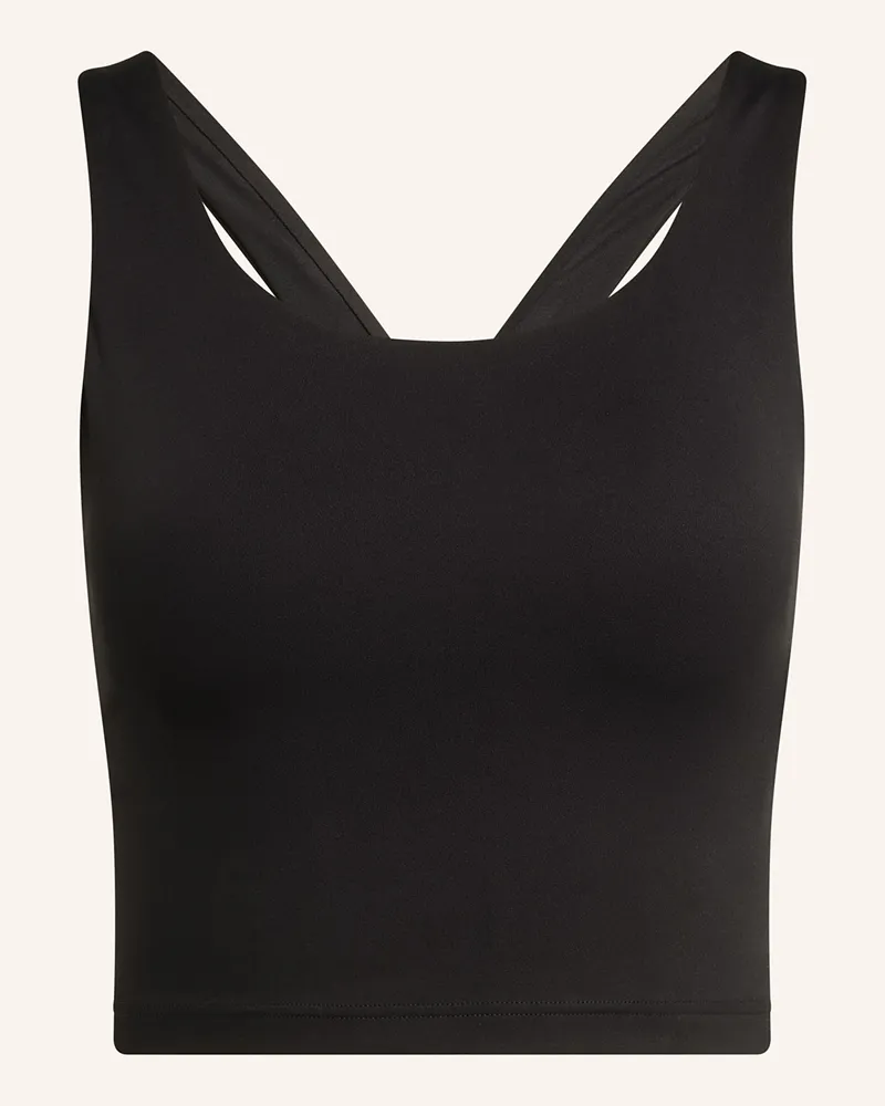 adidas Cropped-Top ALL ME MEDIUM Schwarz