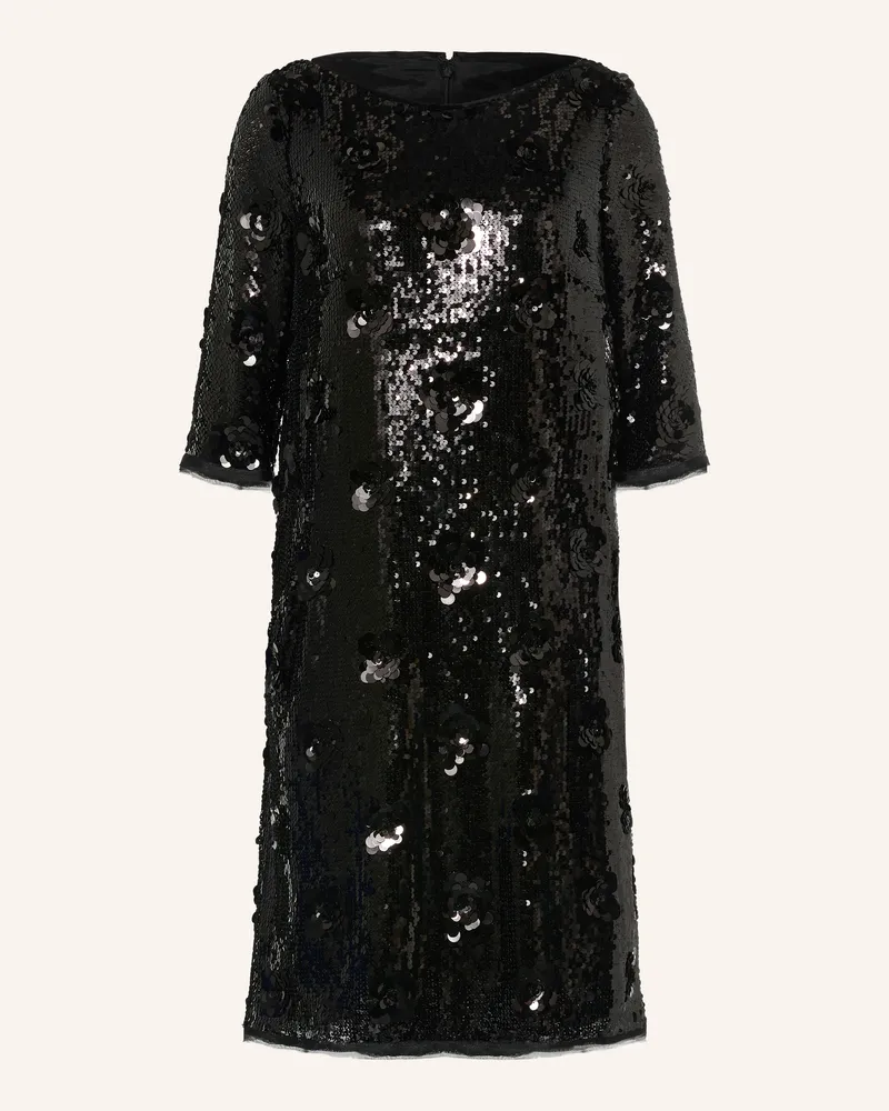 Talbot Runhof Cocktailkleid Mit 3/4-Arm Und Pailletten schwarz 999