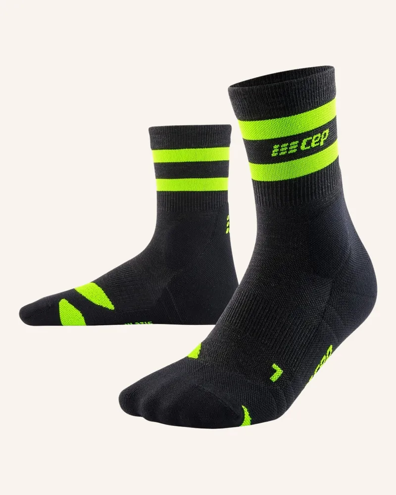 CEP Trekking-Socken COMPRESSION MERINO MID CUT Grau