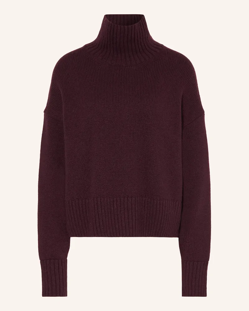 Lanius Oversized-Pullover Dunkelrot